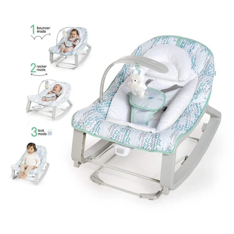 Ingenuity Bouncer Rocker Seat Keep Cozy 3-in-1 Grow With Me